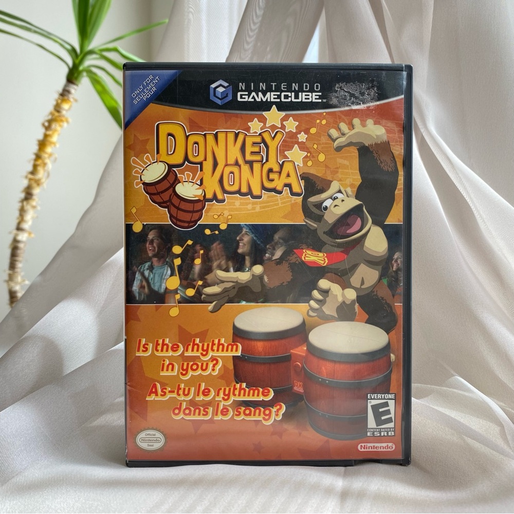 CIB Donkey Konga Nintendo GameCube Video Game with manuals